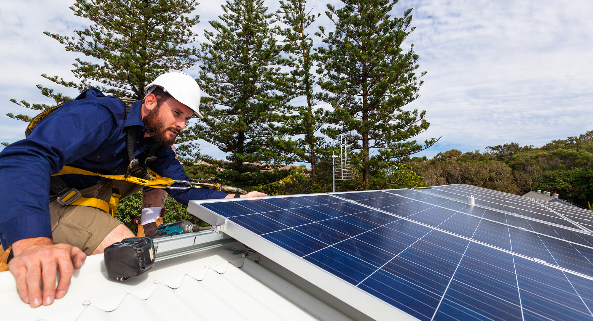 solar panel install